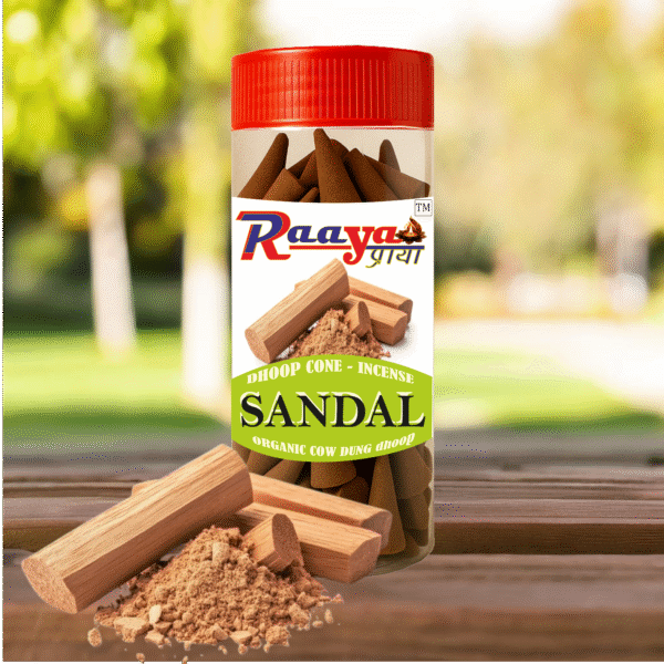 Dhoop Cone- Sandal Incense, 2 Month Pack
